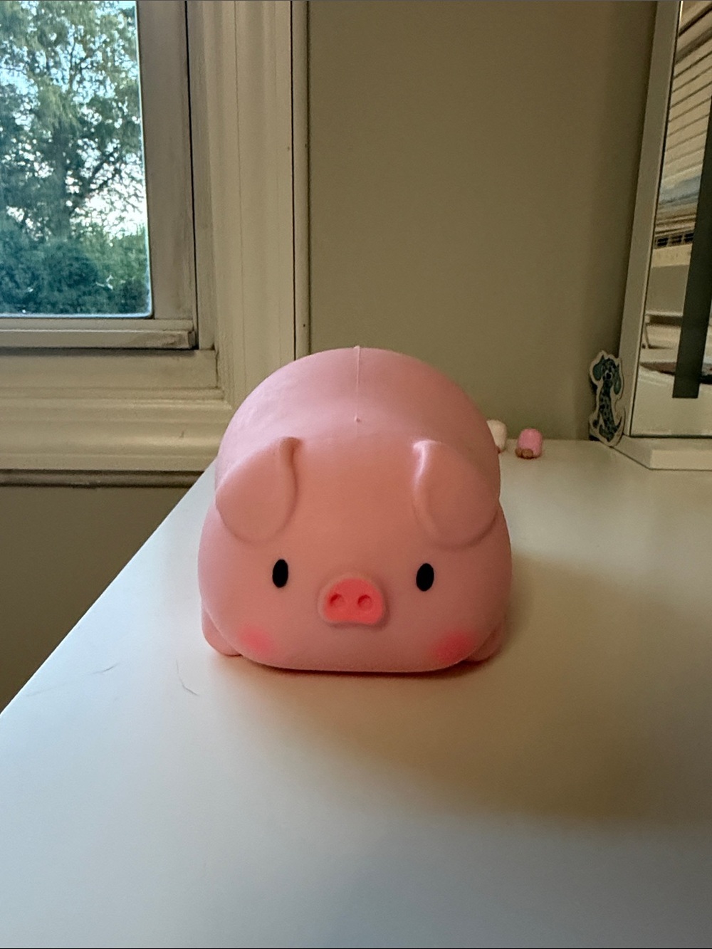 Pink shaving cream squishy